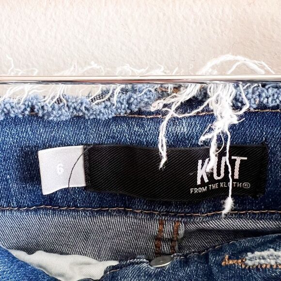 Kut From the Kloth Button Fly High Rise Mia Fab Toothpick Skinny Jeans Size 6 - Picture 4 of 5